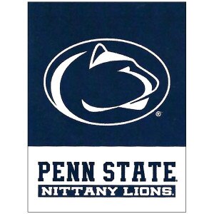 flag #202 Penn State Athletic Logo above Penn State Nittany Lions